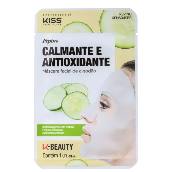 4618 - Mascara Calmante Pepino 20ml Kiss New York 4618 - Mascara Calmante Pepino 20ml Kiss New York